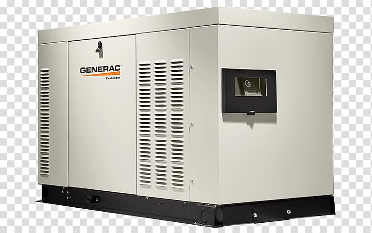 Standby generator Generac Power Systems Electric generator Diesel generator Natural gas, host power supply transparent background PNG clipart
