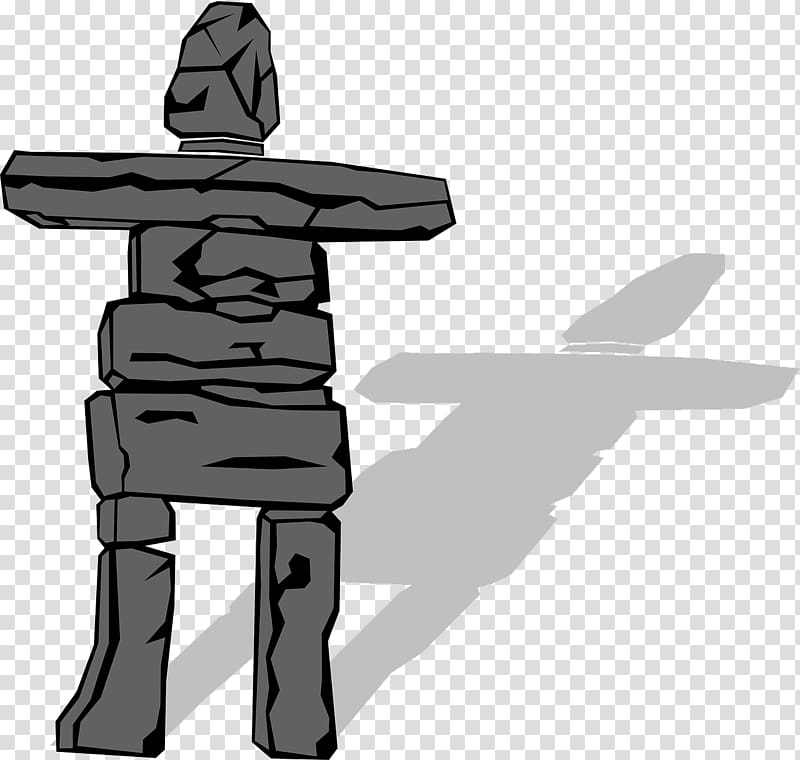 Inuksuk Nunavut , statue transparent background PNG clipart