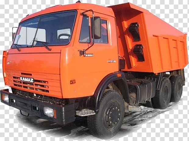 KamAZ-65115 Car Dump truck, car transparent background PNG clipart