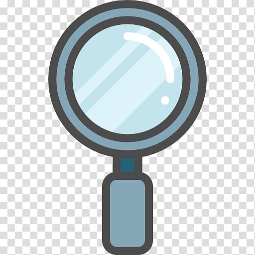 Magnifying glass Scalable Graphics Icon, Blue magnifying glass transparent background PNG clipart