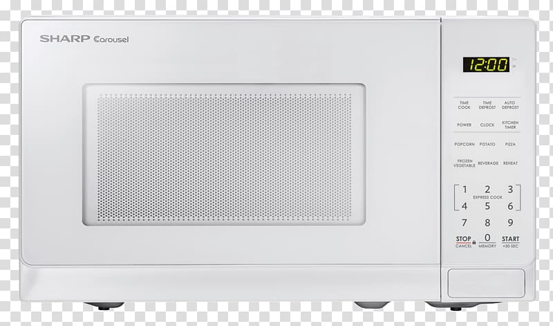 Microwave Ovens Cubic foot Countertop Convection oven, microwave transparent background PNG clipart