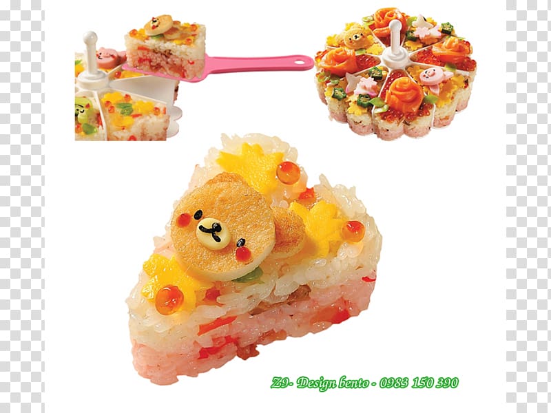 Sushi Japanese Cuisine Mold Onigiri Rice, sushi transparent background PNG clipart