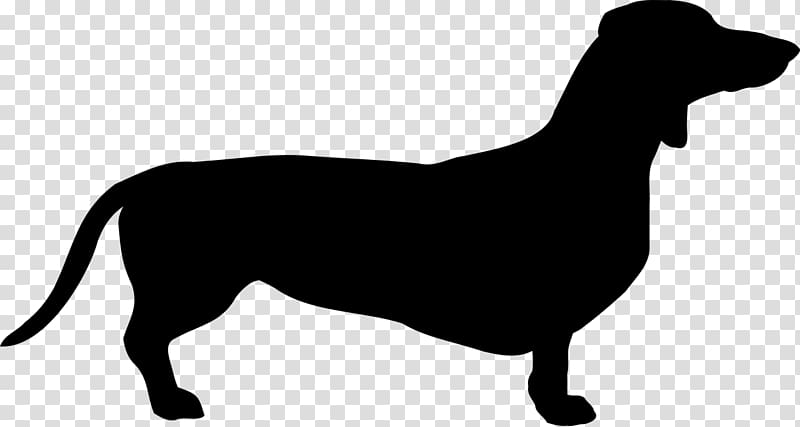 Dachshund Silhouette , Silhouette transparent background PNG clipart