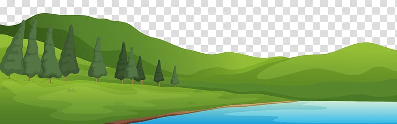 Mountain , Mountain and Lake Ground , green trees illustration transparent background PNG clipart