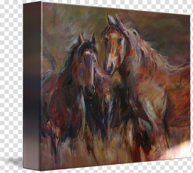 Mustang Watercolor painting Stallion Mare, Wild Horse transparent background PNG clipart