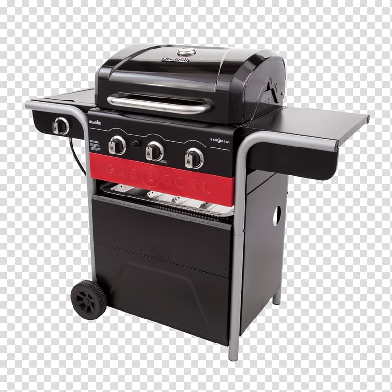 Barbecue Char-Broil Gas2Coal Hybrid Grilling Backyard Grill Dual Gas/Charcoal, charcoal transparent background PNG clipart