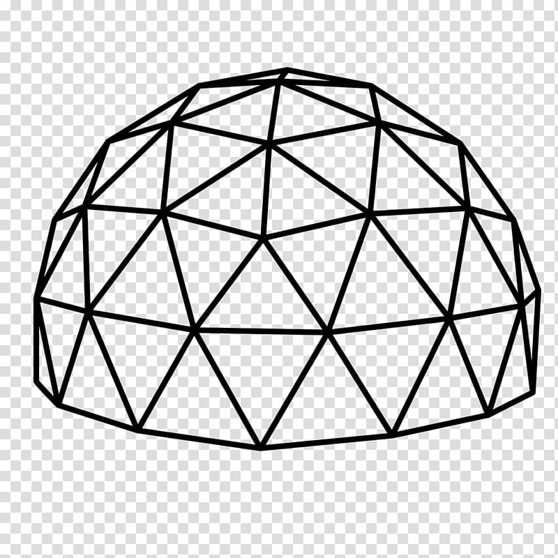 black monkey dome playset illustration, Geodesic dome Equilateral triangle Building, dome transparent background PNG clipart