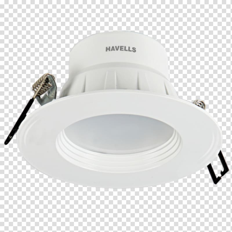Recessed light Havells LED lamp Light-emitting diode, downlight transparent background PNG clipart