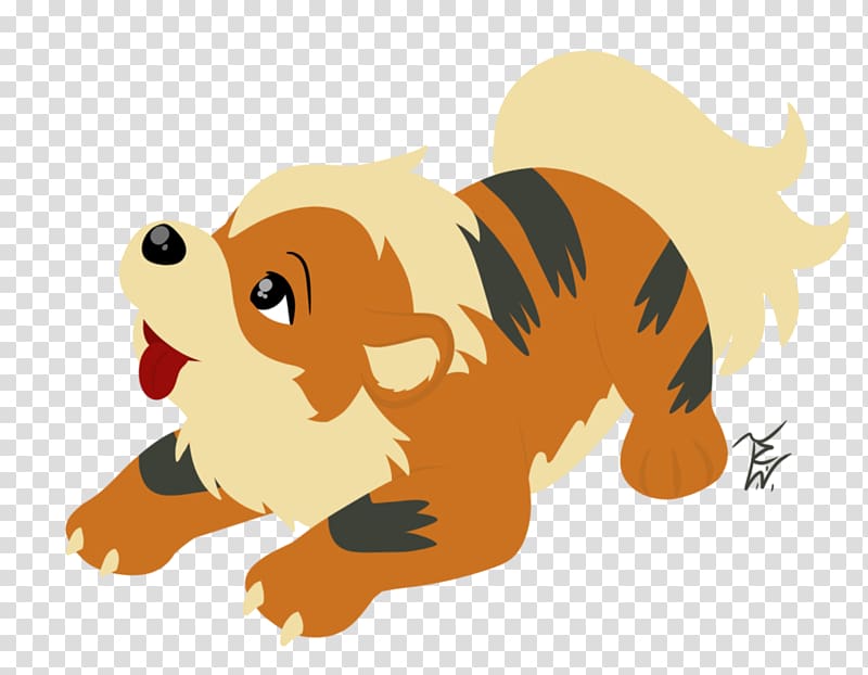 Pokémon X and Y Whiskers Dog Growlithe, Dog transparent background PNG clipart