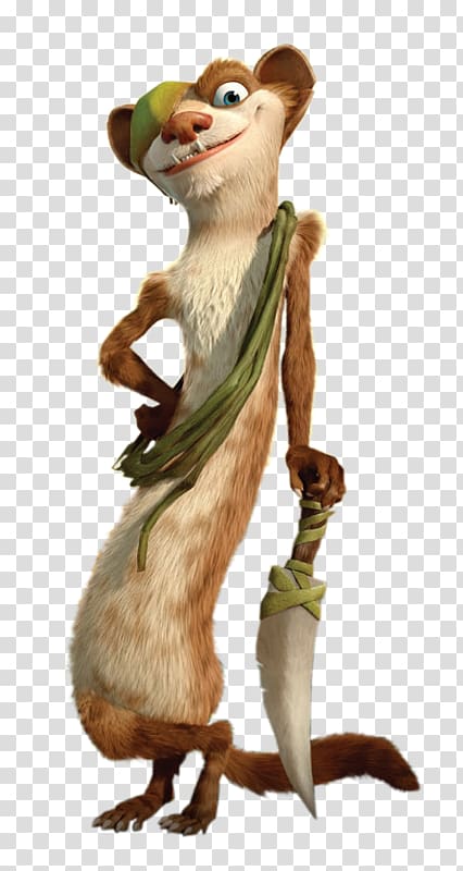 Manfred Sid Scrat YouTube Ice Age, youtube transparent background PNG clipart