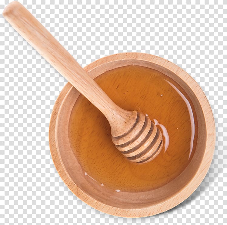 Manuka Mānuka honey Spoon Honey bee, honey transparent background PNG clipart