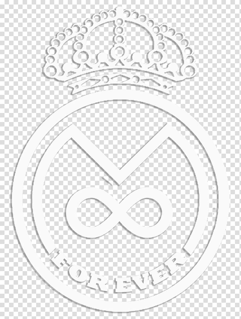 Black and white logo, Real Madrid C.F. El Clxe1sico La Liga, Realmadrid s,  emblem, sport, logo png | PNGWing