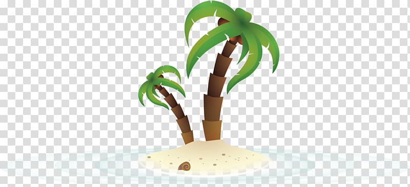 Icon, Coconut tree material transparent background PNG clipart