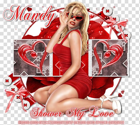 Advertising Pin-up girl Album cover Valentine's Day Lingerie, valentine's day transparent background PNG clipart