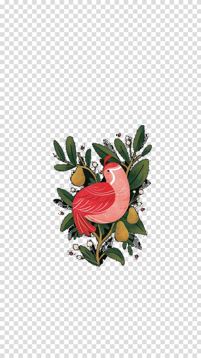 Chicken Floral design, Flowers in chickens transparent background PNG clipart