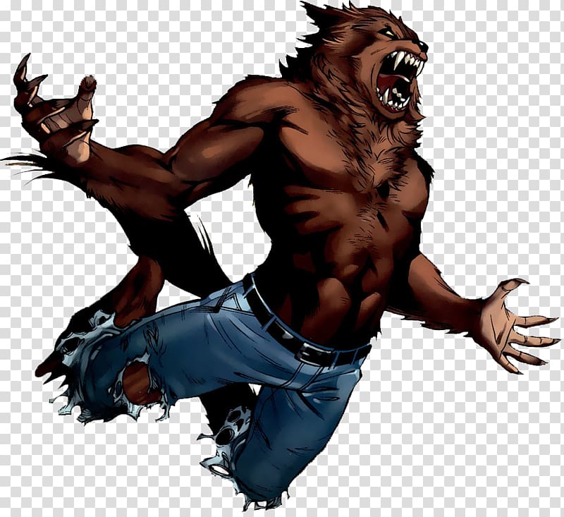 Werewolf transparent background PNG clipart