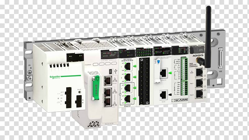 Schneider Electric Modicon Programmable Logic Controllers Automation Ethernet, module transparent background PNG clipart