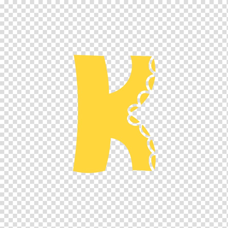 Logo Brand Font, White letters K transparent background PNG clipart