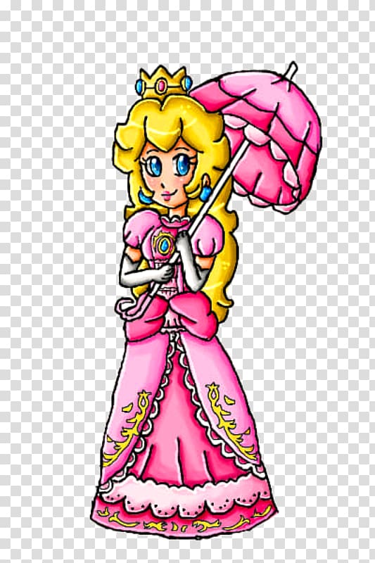 Digital art Princess Peach , Baby peach transparent background PNG clipart