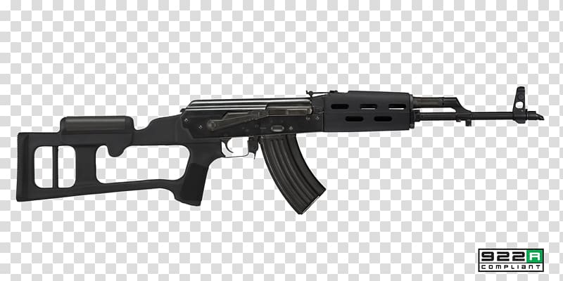 AK-47 Handguard Firearm Picatinny rail, ak 47 transparent background PNG clipart