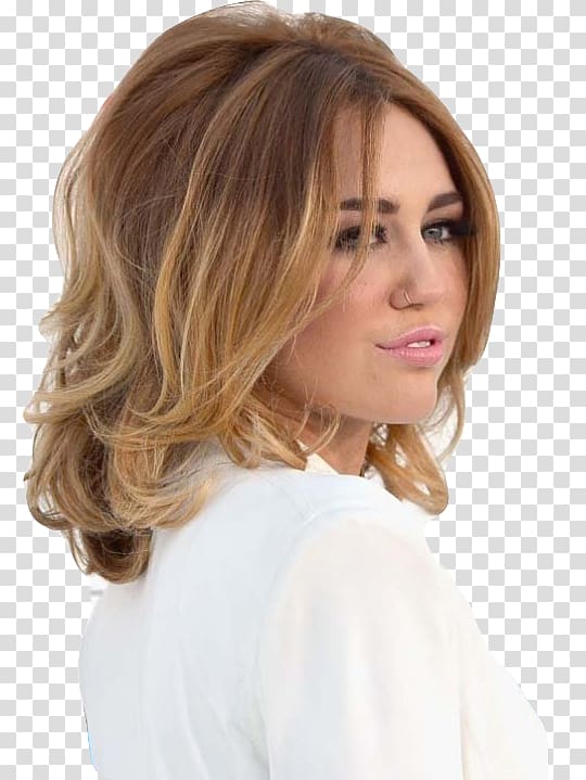 Miley Cyrus Hairstyle Ombré Pixie cut, miley cyrus transparent background PNG clipart