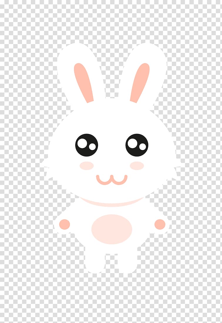 Rabbit Easter Bunny Cartoon , Cartoon bunny transparent background PNG clipart