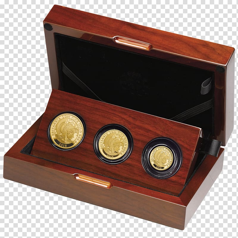 Proof coinage Royal Mint Britannia Coin set, copper stove box transparent background PNG clipart