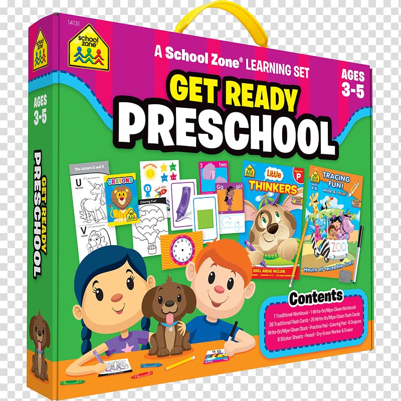 Big Preschool Workbook Pre-school Learning School Zone, school transparent background PNG clipart
