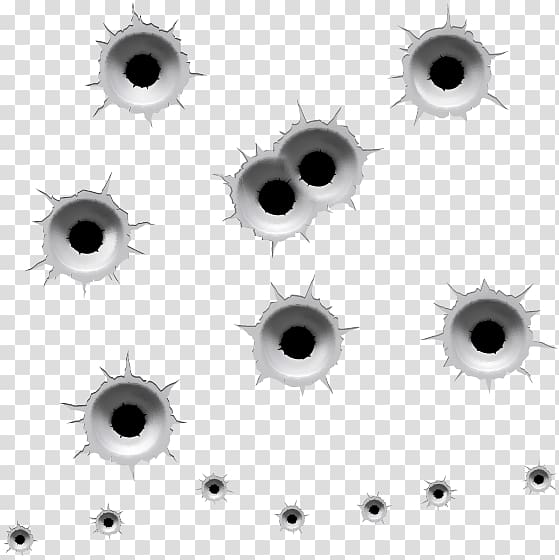 bullet holes illustration, Bullet , bullet holes transparent background PNG clipart