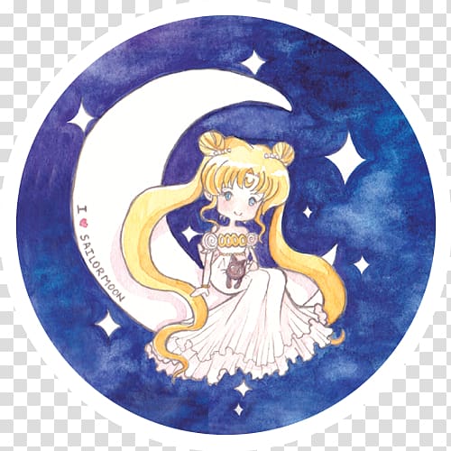 Cobalt blue Character Fiction, artemis sailor moon transparent background PNG clipart