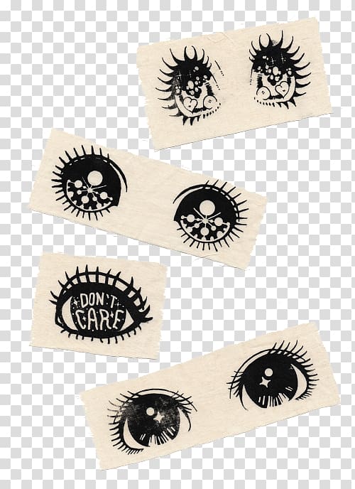 Eyelash Cosmetics Font, eyelashes transparent background PNG clipart