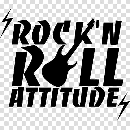 Text Rock \'n roll attitude Rock\'n\'Roll Attitude Rock and roll Rock music, others transparent background PNG clipart