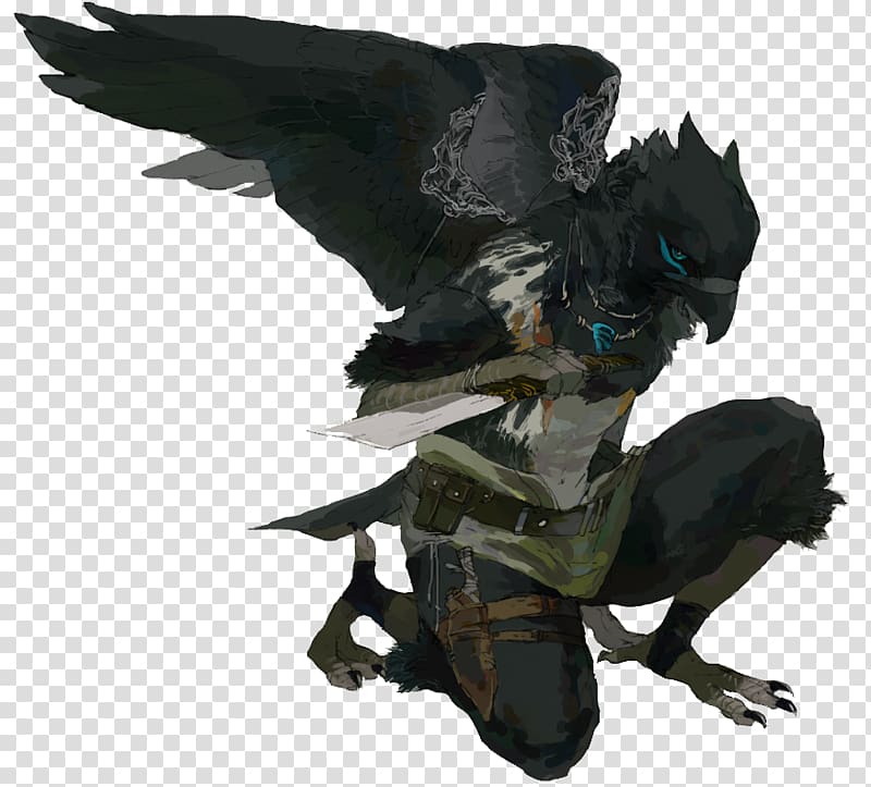 black falcon illustration, Dungeons & Dragons Druid Aarakocra Rogue Kenku, dungeons and dragons transparent background PNG clipart