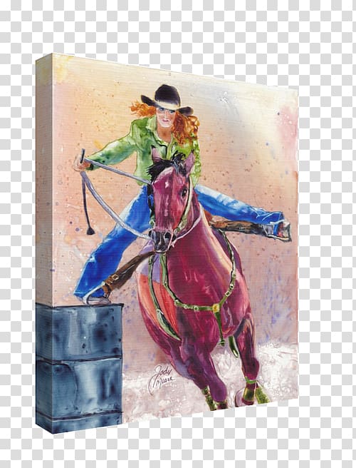 Horse Cowboy Bridle Painting Art, barrel racing transparent background PNG clipart