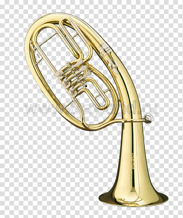 Saxhorn tenorhorn Euphonium French Horns Brass Instruments, musical instruments transparent background PNG clipart