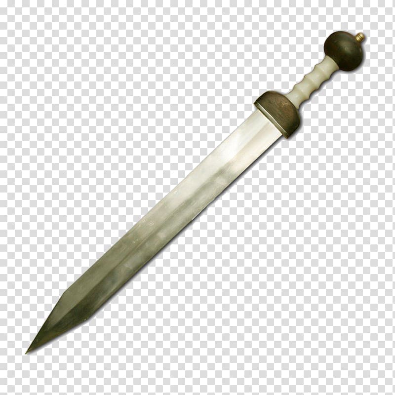 Ancient Rome Roman Empire Hispania Gladius Roman legion, Gladiator Sword transparent background PNG clipart