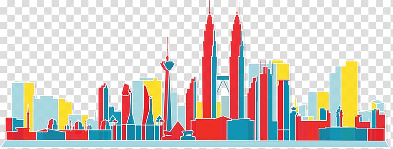 multicolored Malaysia cityscape illustration, Malaysian Economic Association Natural Wellness J.P. Morgan Earth Elite Titanium, kuala lumpur transparent background PNG clipart