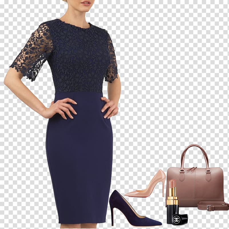 Navy blue Cocktail dress Diva Catwalk, dress transparent background PNG clipart