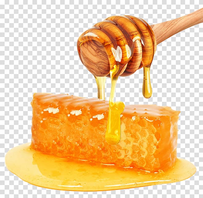 Honeycomb Apple cider vinegar , honey transparent background PNG clipart