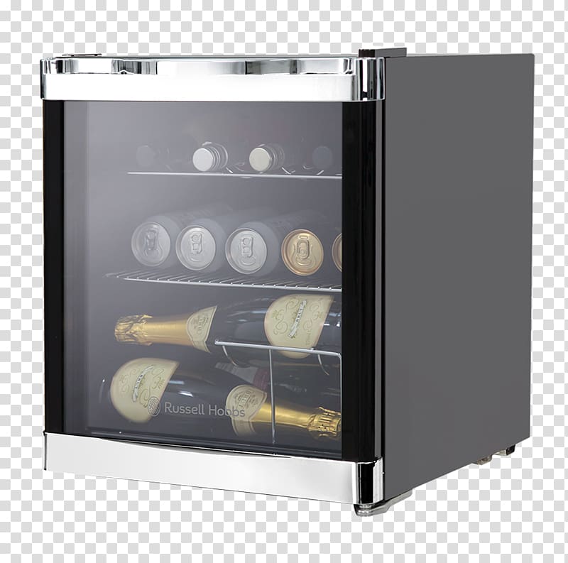 Refrigerator Wine cooler Russell Hobbs Glass Drink, refrigerator transparent background PNG clipart