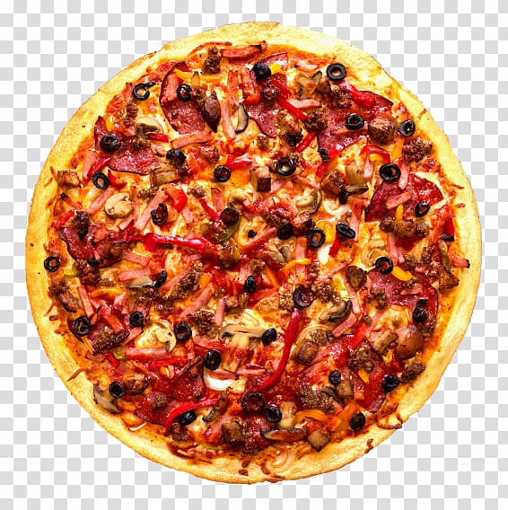 New York-style pizza Hawaiian pizza Vegetarian cuisine Italian cuisine, pizza transparent background PNG clipart