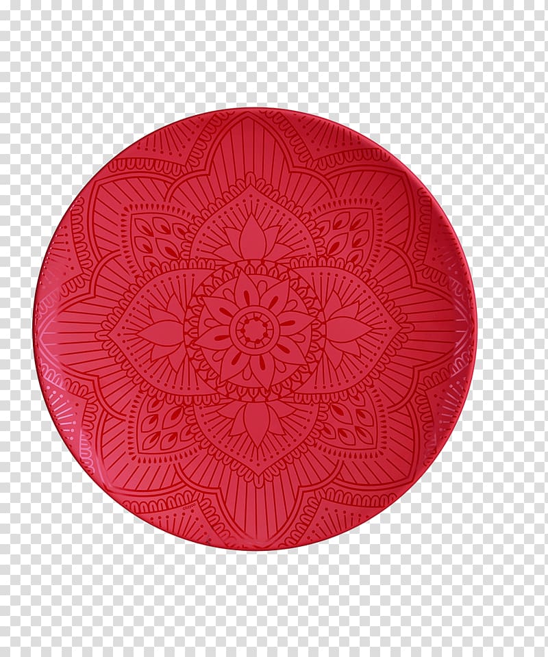 Place Mats Pattern Circle M RV & Camping Resort RED.M, floral melamine dishes transparent background PNG clipart