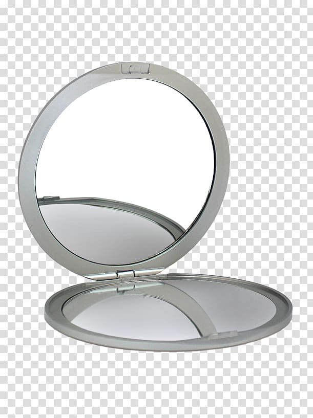 Silver Angle, Makeup Mirror transparent background PNG clipart