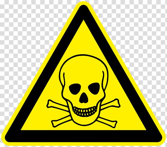 Contamination Hazard Toxicology Poison Toxicity, Caution Sign transparent background PNG clipart
