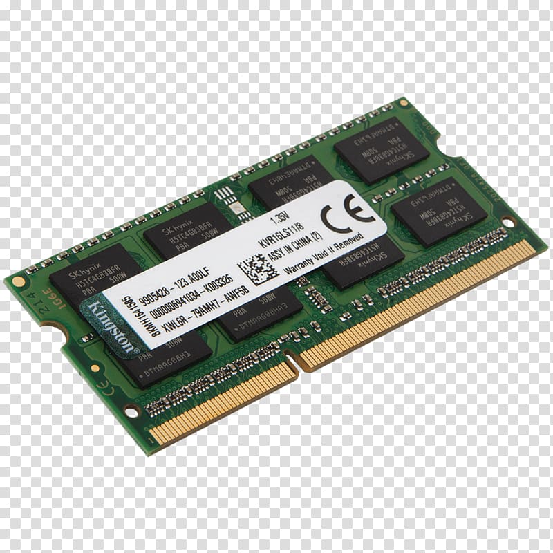 Laptop SO-DIMM DDR3 SDRAM DDR3L SDRAM Kingston Technology, Laptop transparent background PNG clipart