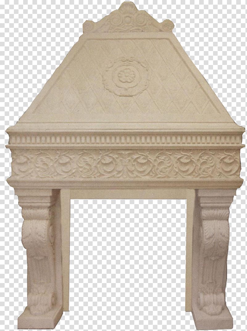 Fireplace mantel Stone carving Molding Fire pit, fireplace transparent background PNG clipart