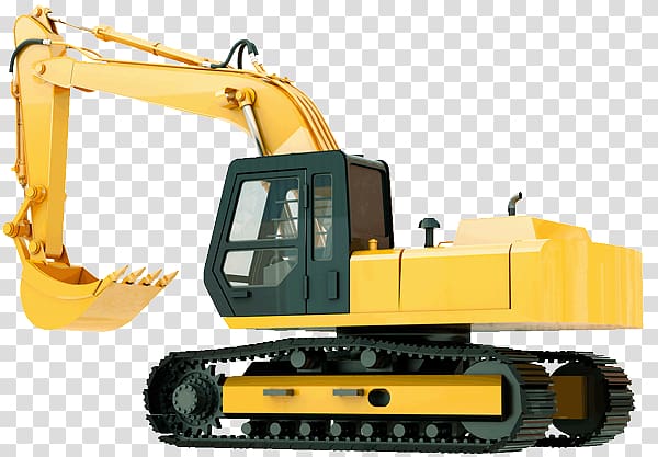 Excavator transparent background PNG clipart