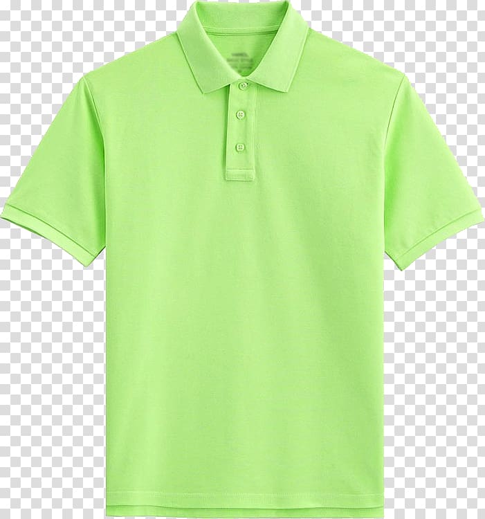 green polo shirt, T-shirt Polo shirt Clothing Sleeve Collar, T-Shirt transparent background PNG clipart