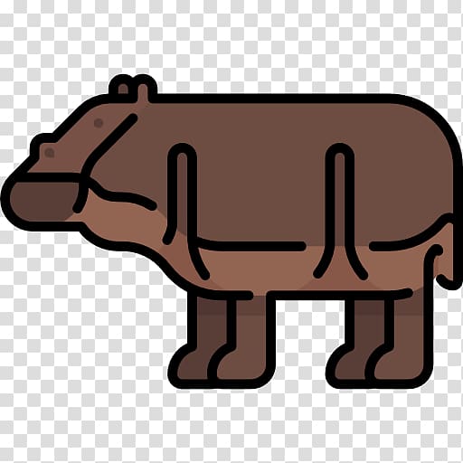 Hippopotamus Cartoon Snout Nose, Wild Goats transparent background PNG clipart