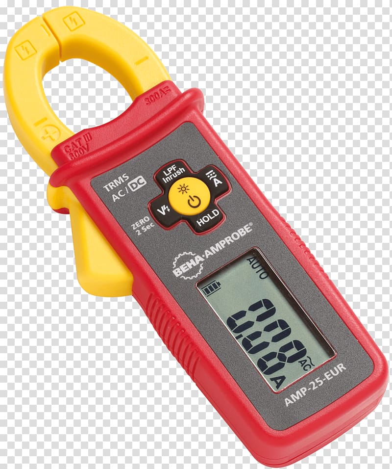Current clamp True RMS converter Multimeter Root mean square Alternating current, assembly power tools transparent background PNG clipart